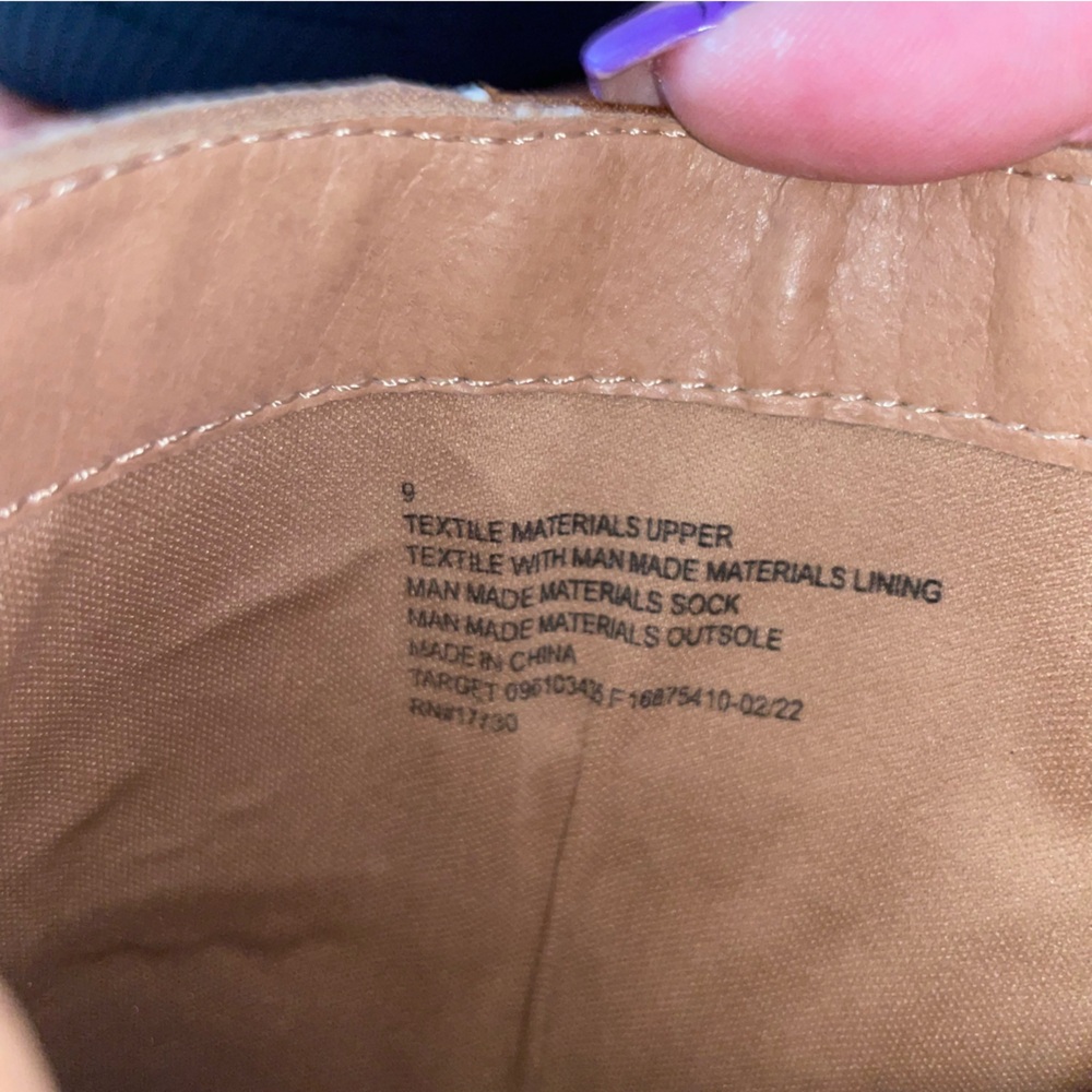 Brown and Tan Suede Women's Boots - Picture 4 of 4